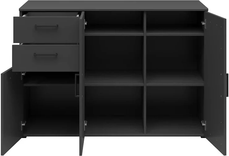 Komoda MultiDo 120 cm se 2 zásuvkami a 2 skříňkami
