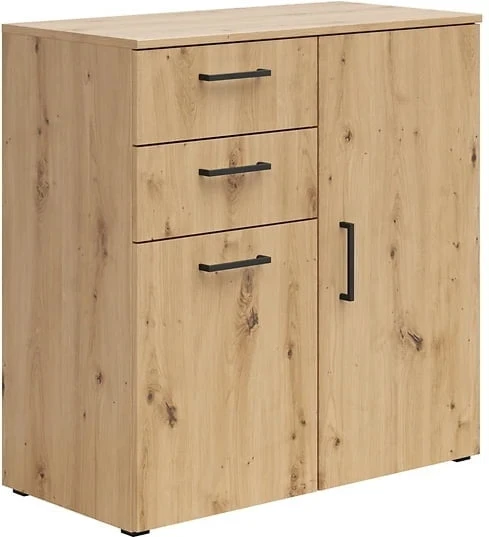 Komoda MultiDo 80 cm z 2 szufladami i 2 szafkami