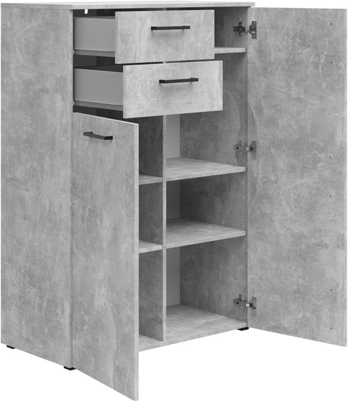 Komoda MultiDo 80 cm s 2 zásuvkami a 2 skříňkami