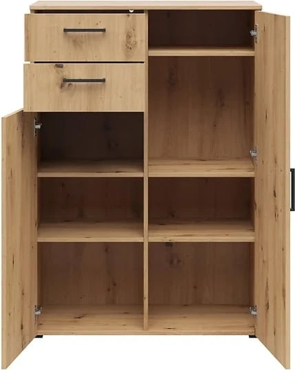 Komoda MultiDo 80 cm z 2 szufladami i 2 szafkami
