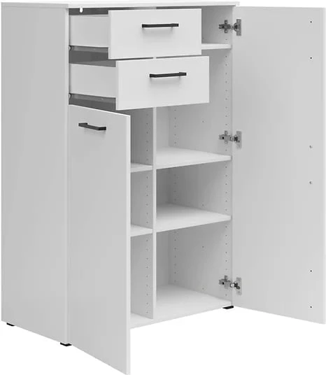 Komoda MultiDo 80 cm s 2 zásuvkami a 2 skříňkami