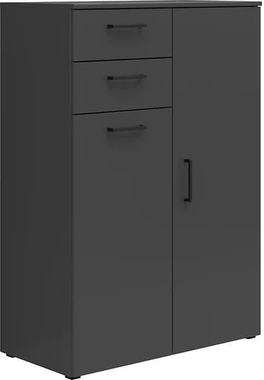 Komoda MultiDo 80 cm s 2 zásuvkami a 2 skříňkami