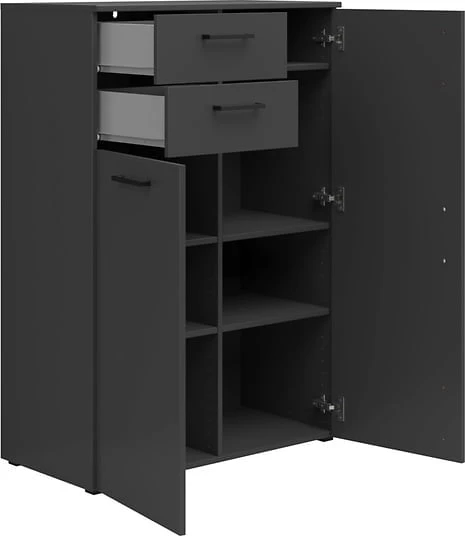 Komoda MultiDo 80 cm s 2 zásuvkami a 2 skříňkami