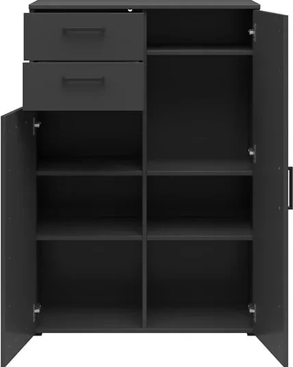 Komoda MultiDo 80 cm s 2 zásuvkami a 2 skříňkami