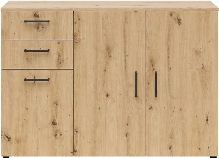 Komoda MultiDo 120 cm z 2 szafkami i 2 szufladami