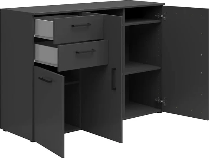 Komoda MultiDo 120 cm se 2 skříňkami a 2 zásuvkami