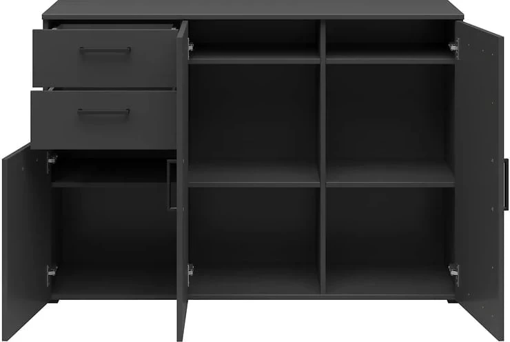 Komoda MultiDo 120 cm se 2 skříňkami a 2 zásuvkami