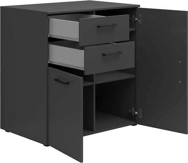 Komoda MultiDo 80 cm se 2 skříňkami a 2 zásuvkami