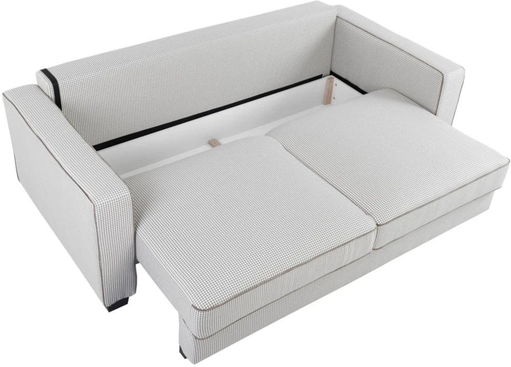 Trzyosobowa sofa Vini z funkcją spania i pojemnikiem 