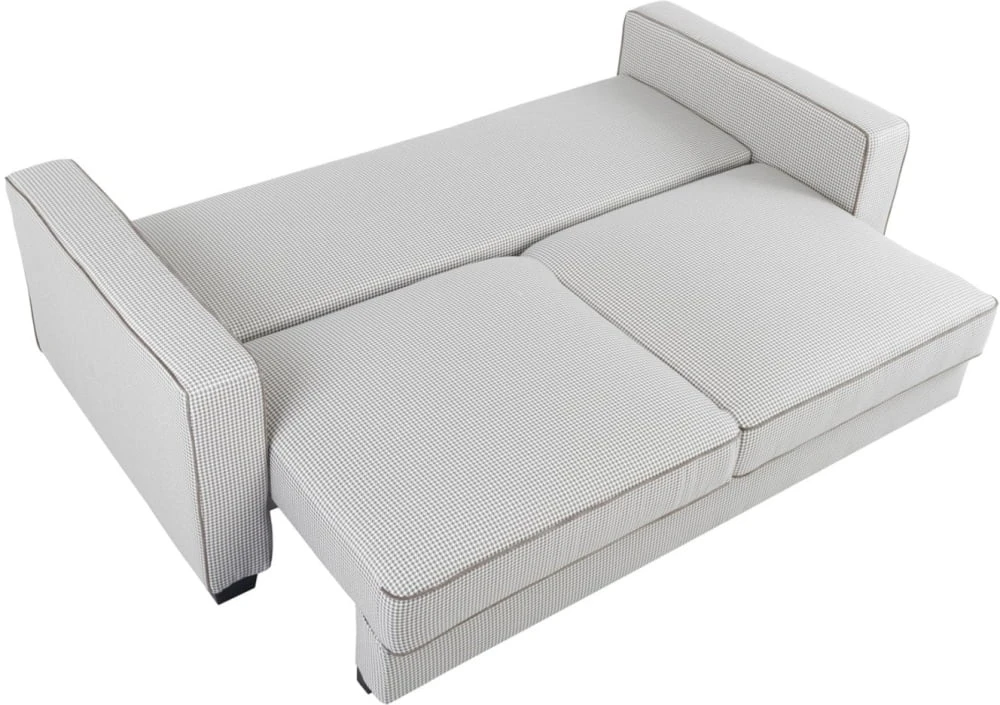 Trzyosobowa sofa Vini z funkcją spania i pojemnikiem 