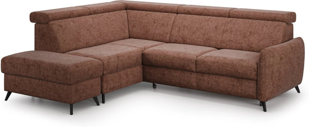 Narożnik Comfy lewostronny z funkcją spania i pojemnikiem 
