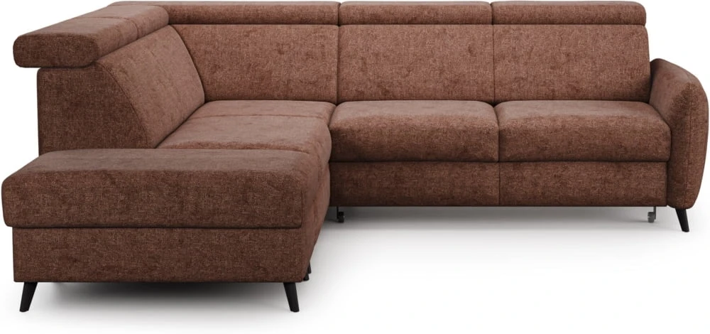 Narożnik Comfy lewostronny z funkcją spania i pojemnikiem 