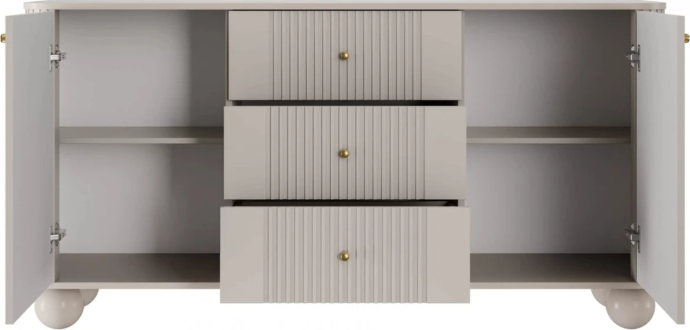 Komoda Vesper 160 s kulovými nožkami