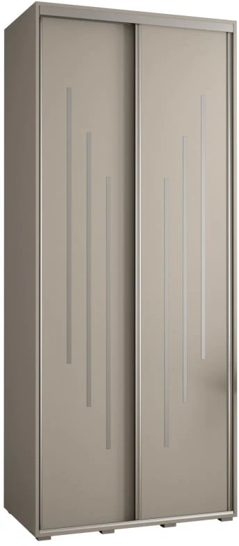 Szafa przesuwna wysoka Dakota 8 120 głębokość 60 cm wysokość 235,2 cm