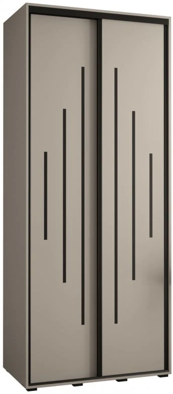 Szafa przesuwna wysoka Dakota 12 120 głębokość 60 cm wysokość 235,2 cm