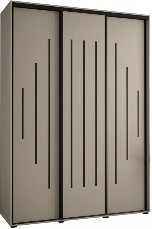Szafa przesuwna wysoka Dakota 12 190 głębokość 60 cm wysokość 235,2 cm