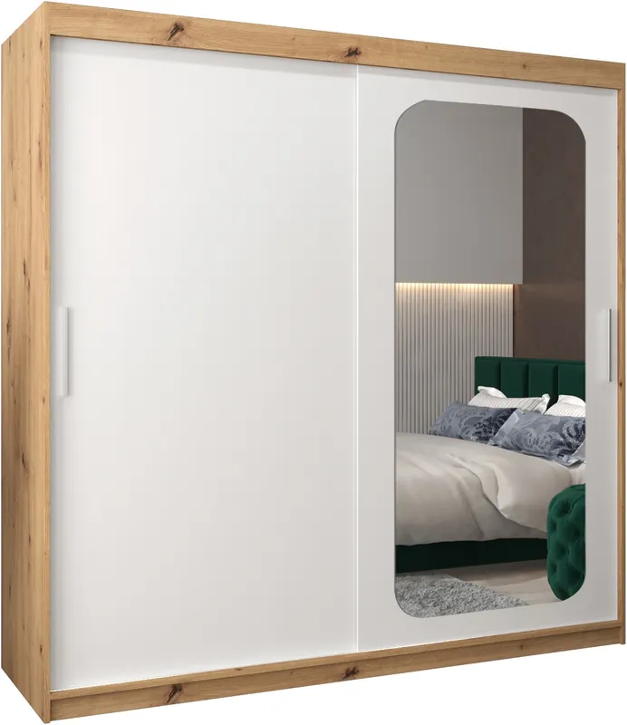 Posuvná skříň se zrcadlem Promo T2 200