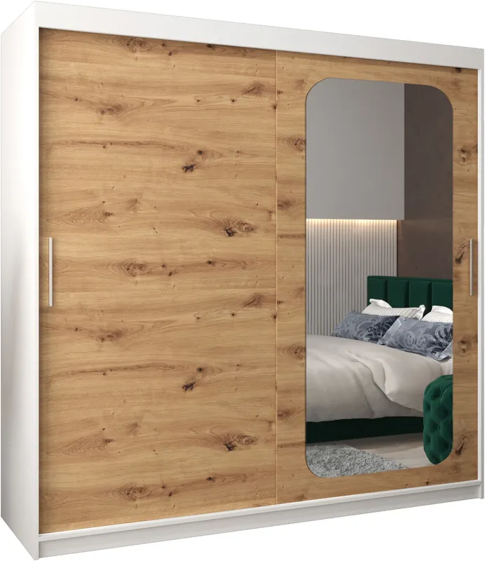 Posuvná skříň se zrcadlem Promo T2 200