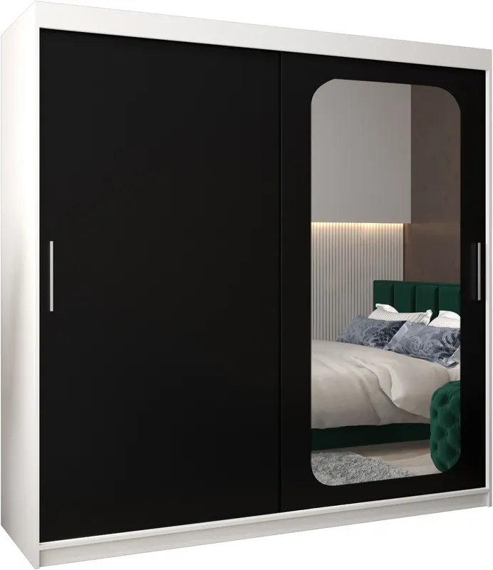 Posuvná skříň se zrcadlem Promo T2 200