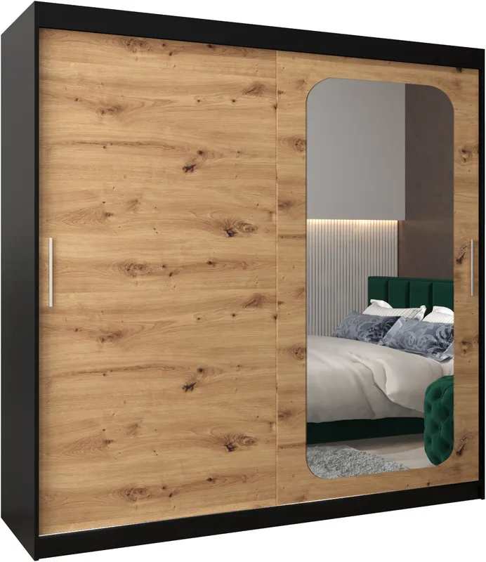 Posuvná skříň se zrcadlem Promo T2 200