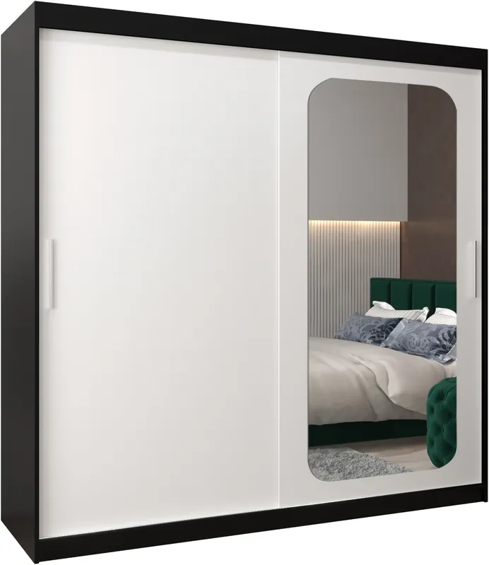 Posuvná skříň se zrcadlem Promo T2 200