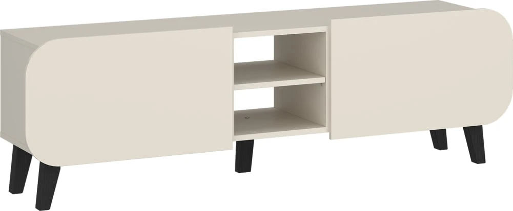 TV stolek s otevřenou přihrádkou Smooth Edge