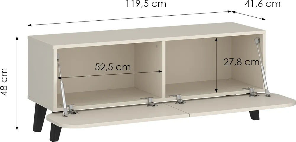 Szafka RTV Smooth Edge