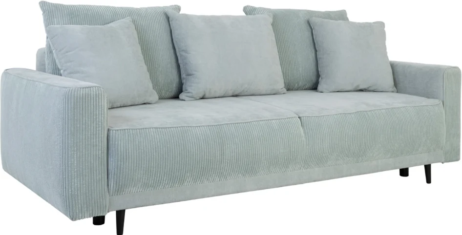 Sofa Larisa z funkcją spania i pojemnikiem na pościel 