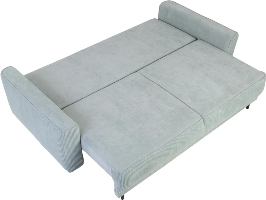 Sofa Larisa z funkcją spania i pojemnikiem na pościel 