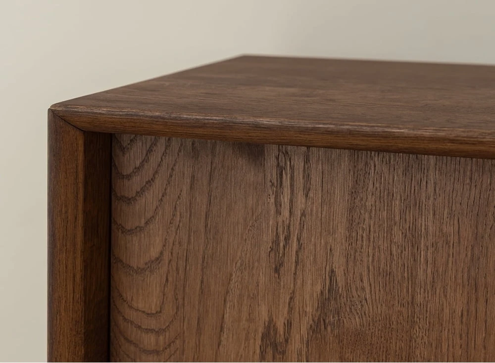 Komoda s barem a sklem Modern Loft Tabacco