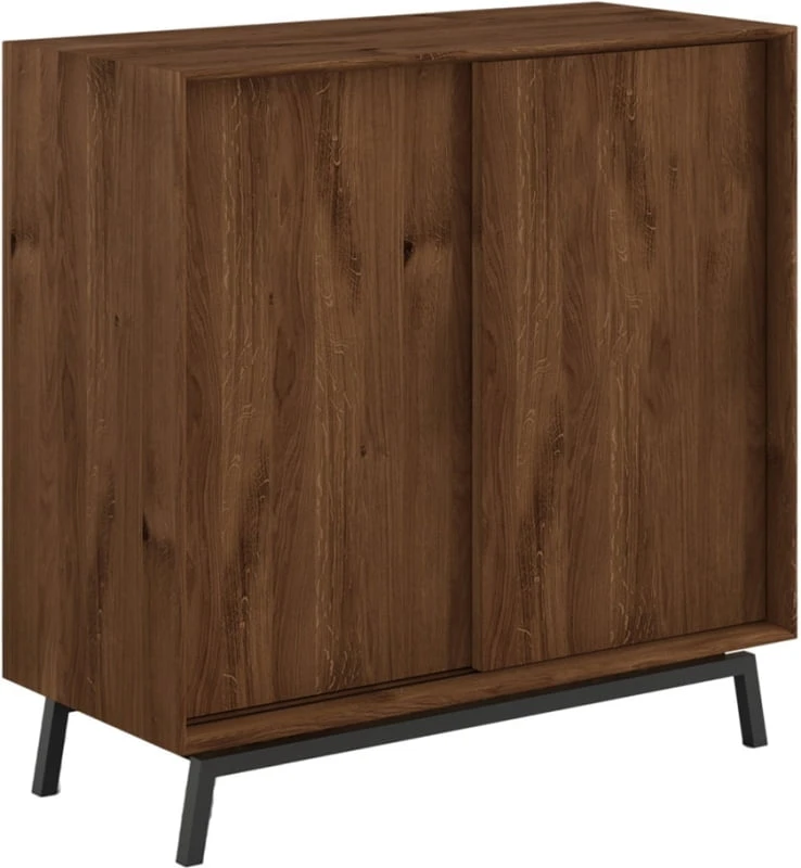 Komoda s barem a sklem Modern Loft Tabacco