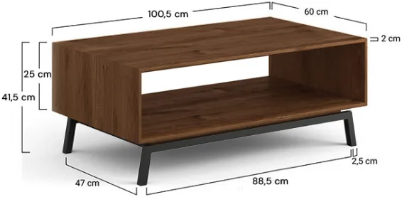 Ława Modern Loft Tabacco