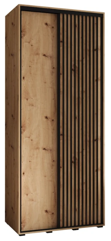 Šatní skříň s posuvnými dveřmi Sapporo 1 110, hloubka 60 cm