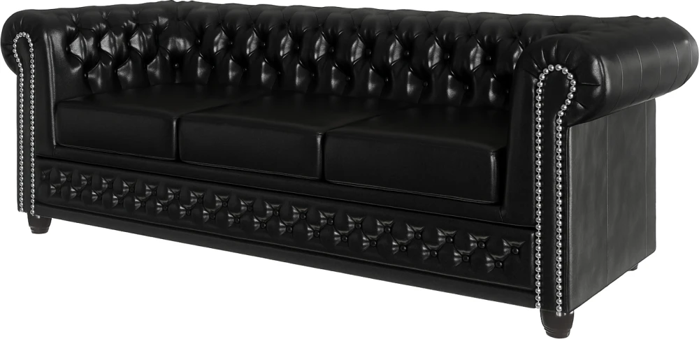 Sofa 3-osobowa Chesterfield York bez funkcyjna