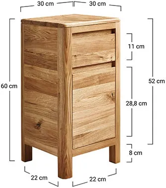 Komoda dębowa Gialo