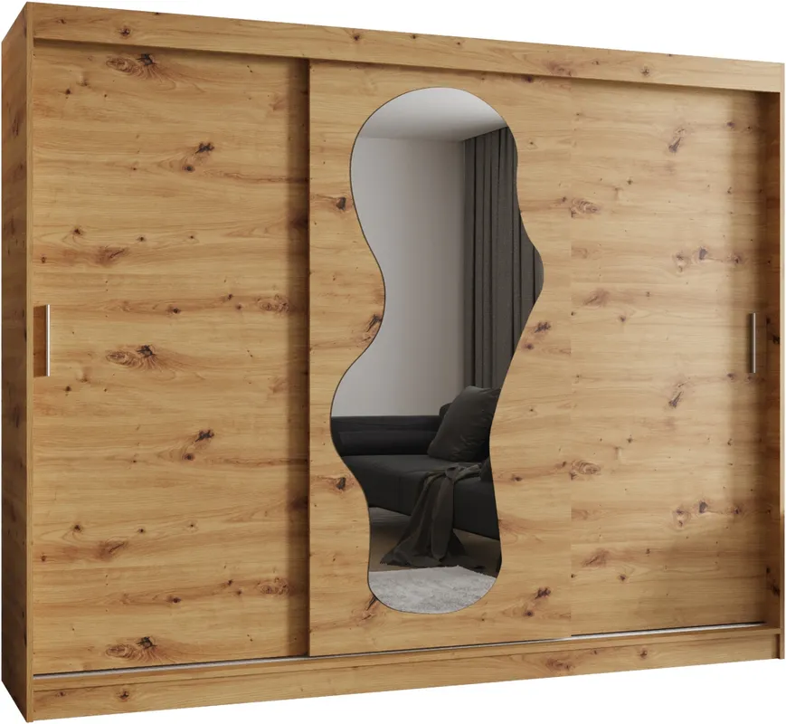 Šatní skříň s posuvnými dveřmi Ultra 250 cm