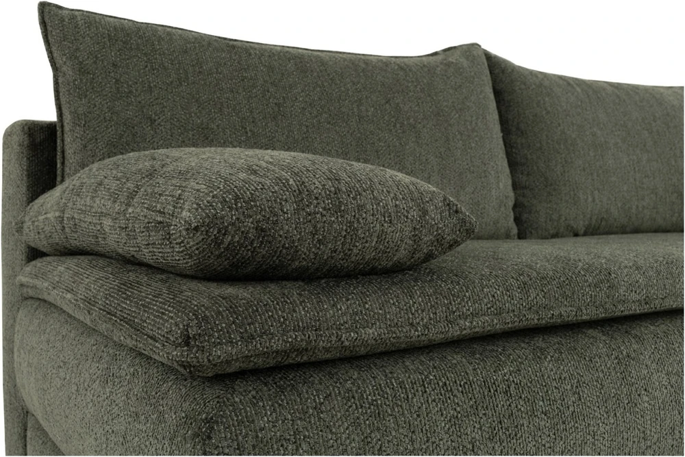 Sofa Lindon z funkcja spania typu DL i pojemnikiem na pościel