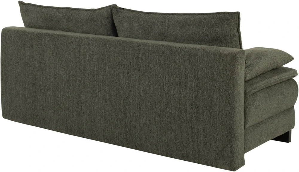 Sofa Lindon z funkcja spania typu DL i pojemnikiem na pościel