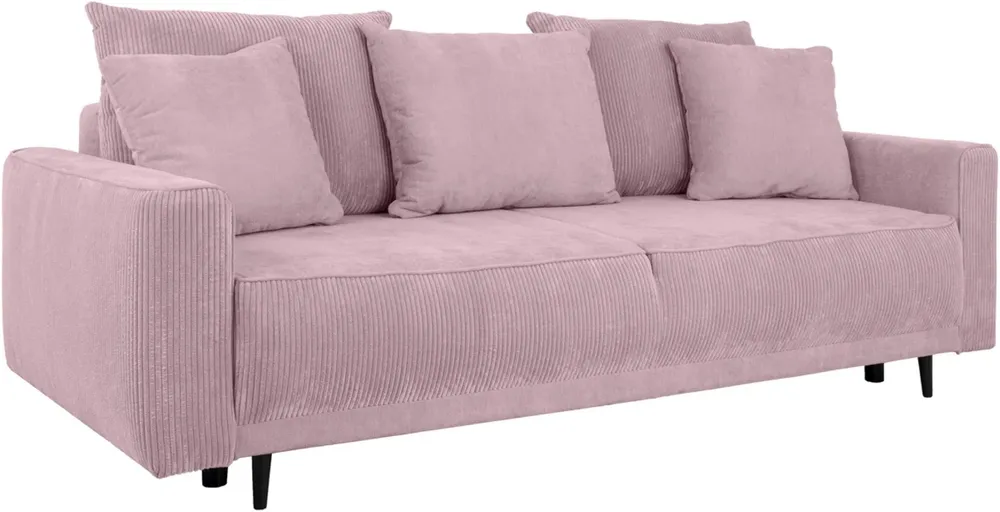 Sofa Larisa z funkcją spania i pojemnikiem na pościel 