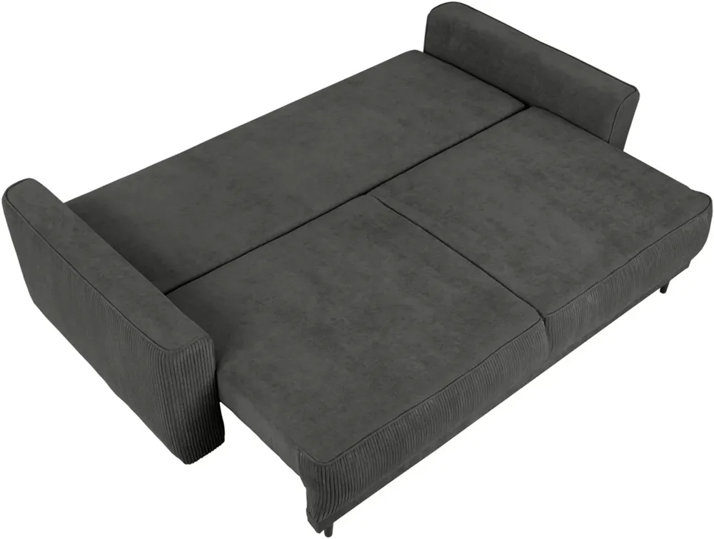Sofa Larisa z funkcją spania i pojemnikiem na pościel 