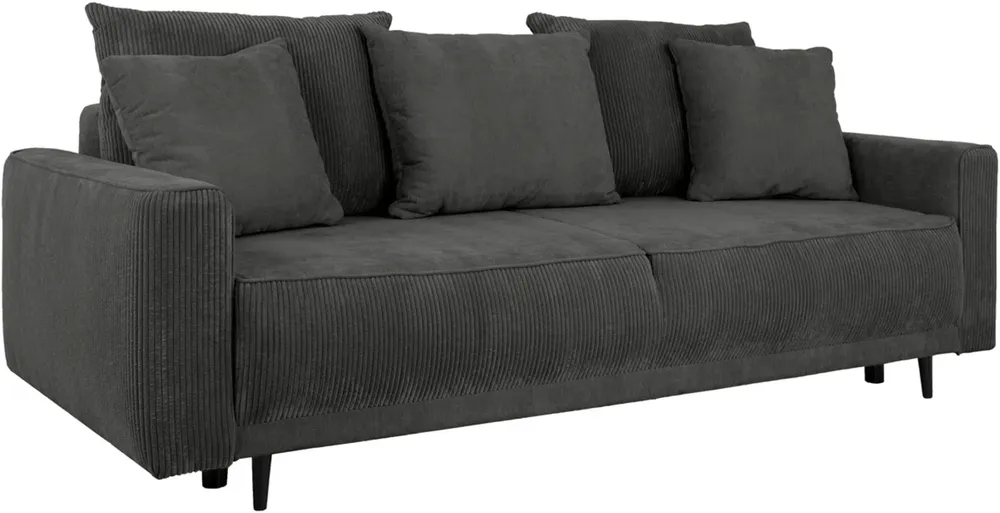 Sofa Larisa z funkcją spania i pojemnikiem na pościel 