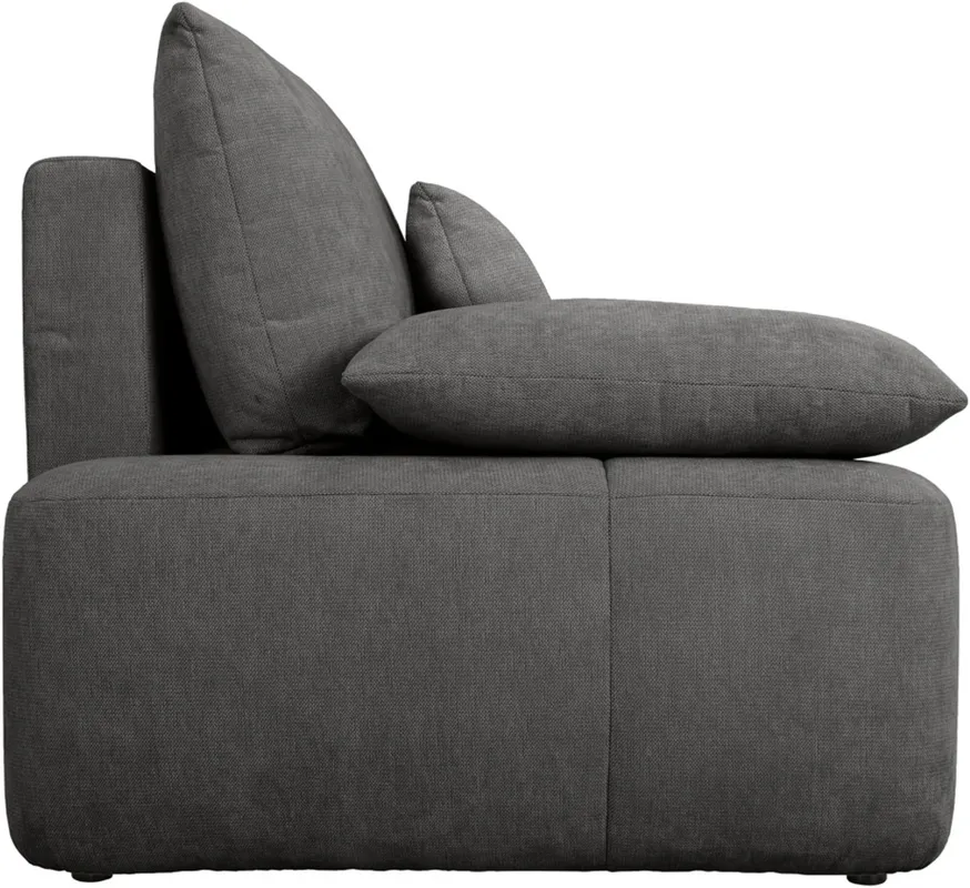 Sofa Hello z funkcja spania typu DL i pojemnikiem na pościel