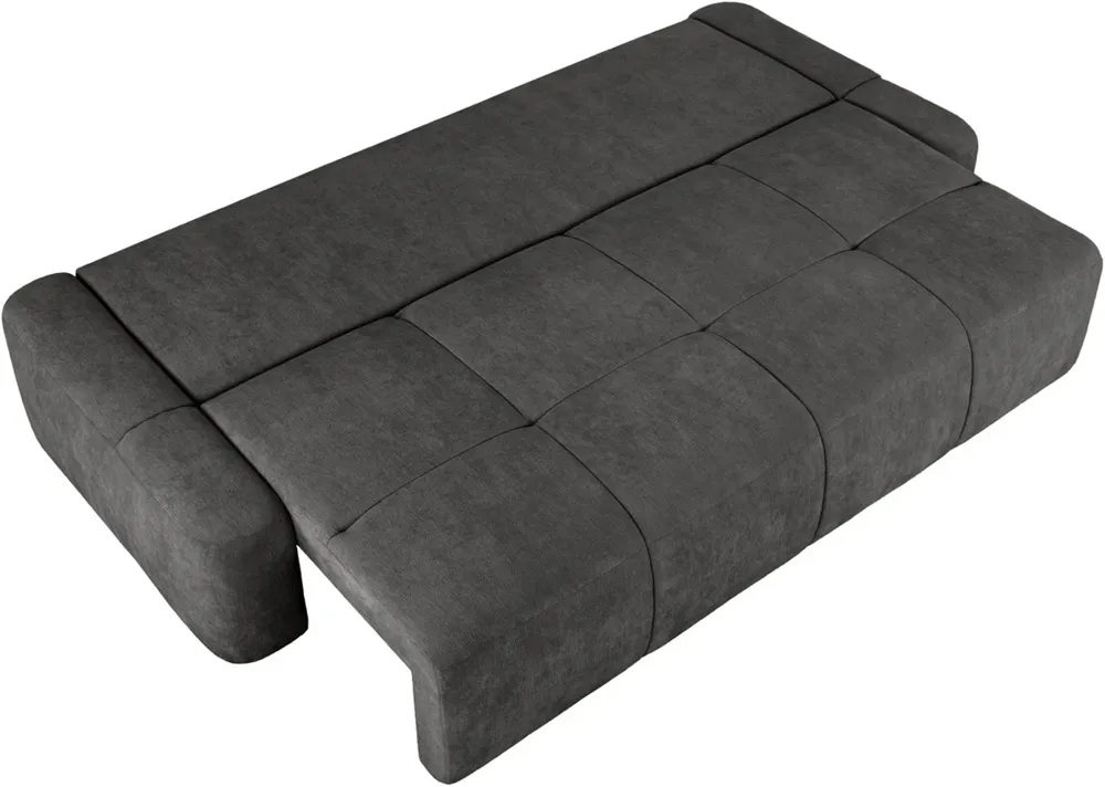Sofa Hello z funkcja spania typu DL i pojemnikiem na pościel