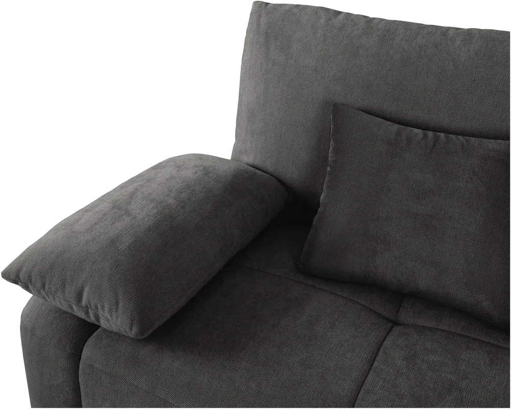 Sofa Hello z funkcja spania typu DL i pojemnikiem na pościel