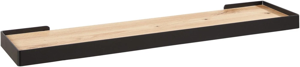 Półka ścienna Ricky 80 cm czarna