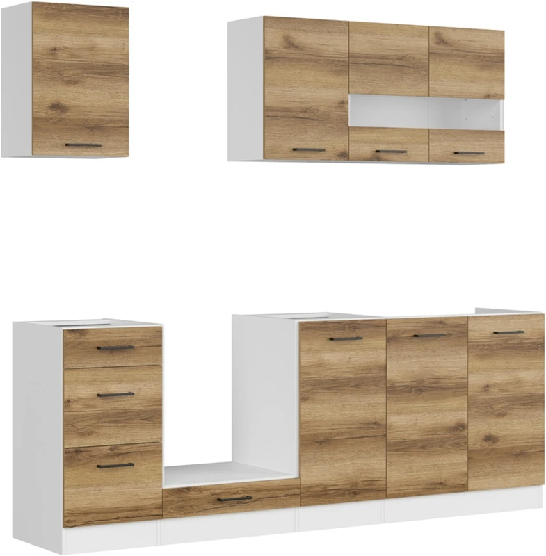 Komplet kuchenny Junona Line 220 cm bez blatu