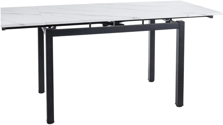 Stôl s mramorovým efektom 110 cm