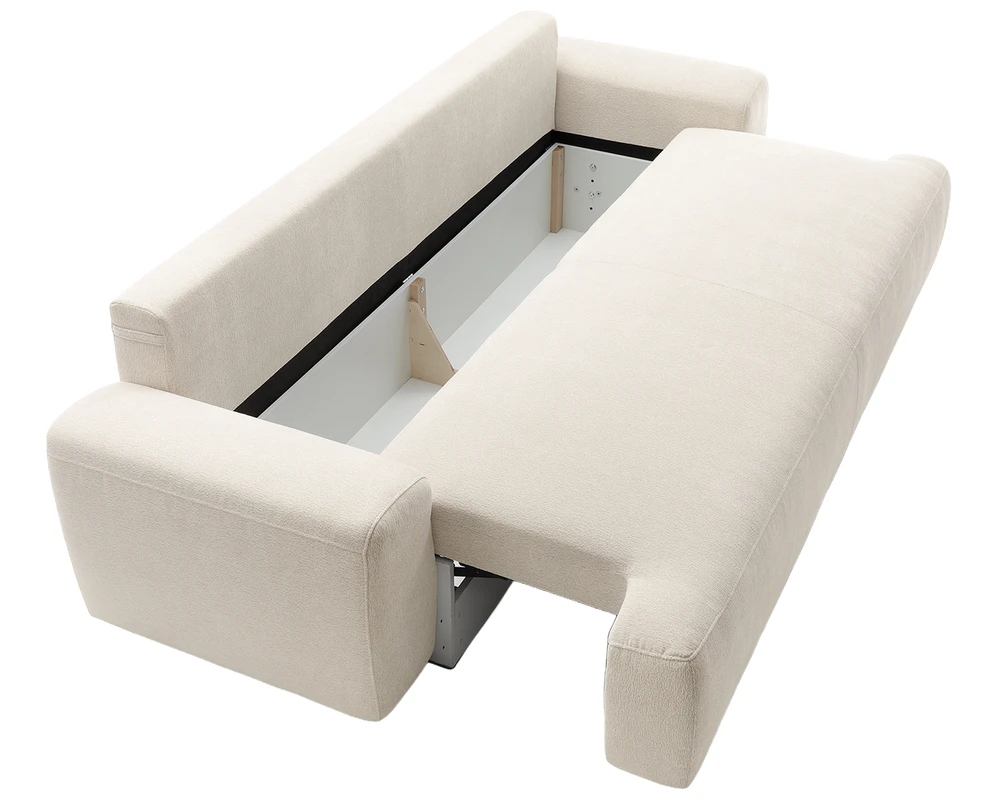 Sofa Gato z funkcją spania i pojemnikiem na pościel