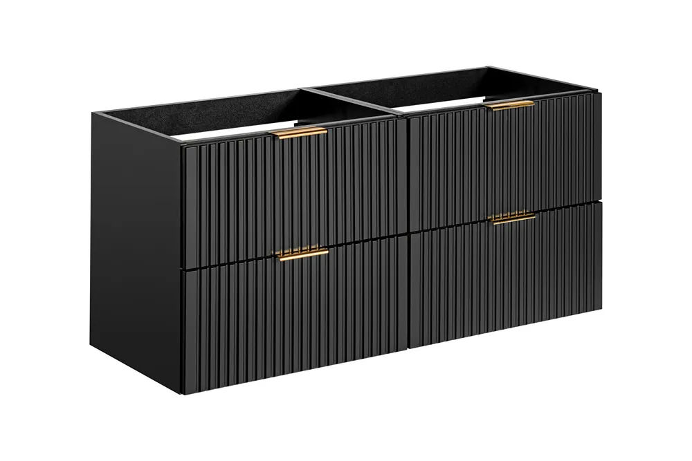 Zestaw mebli łazienkowych Adel Black 120