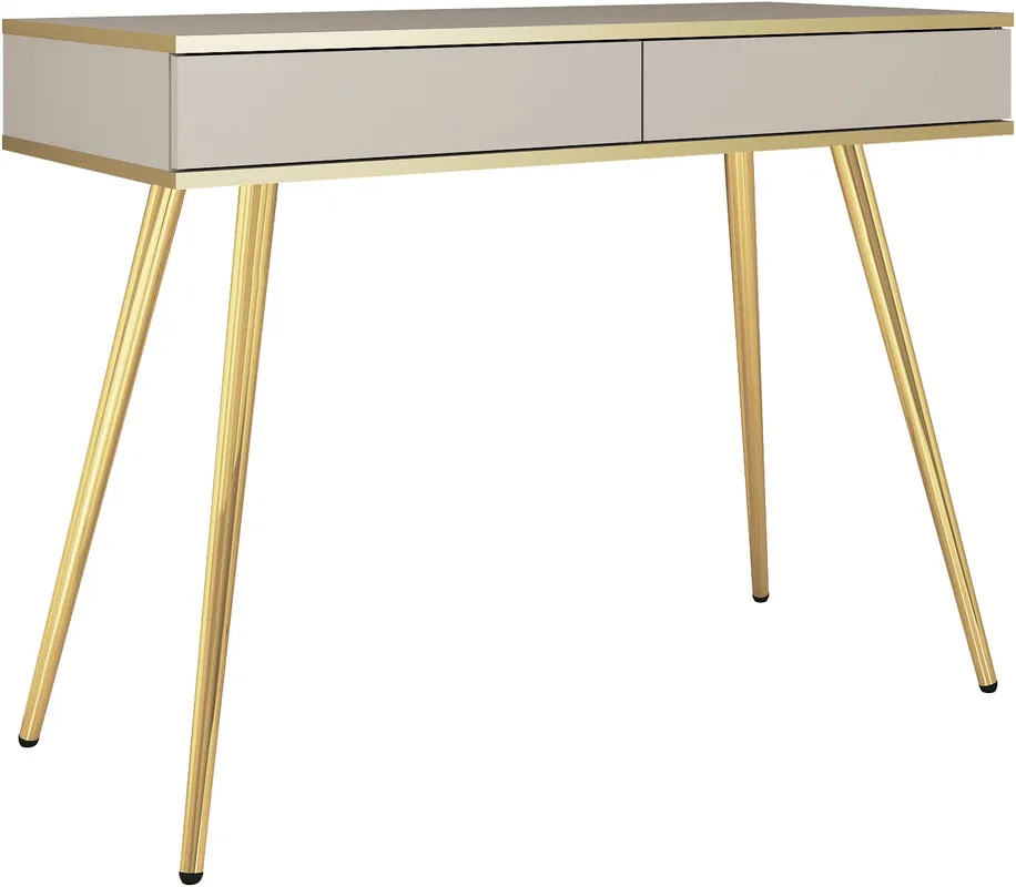 Toaletka Oro System na nóżkach złotych